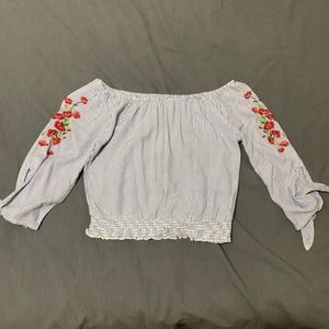 Hollister off the shoulder blouse